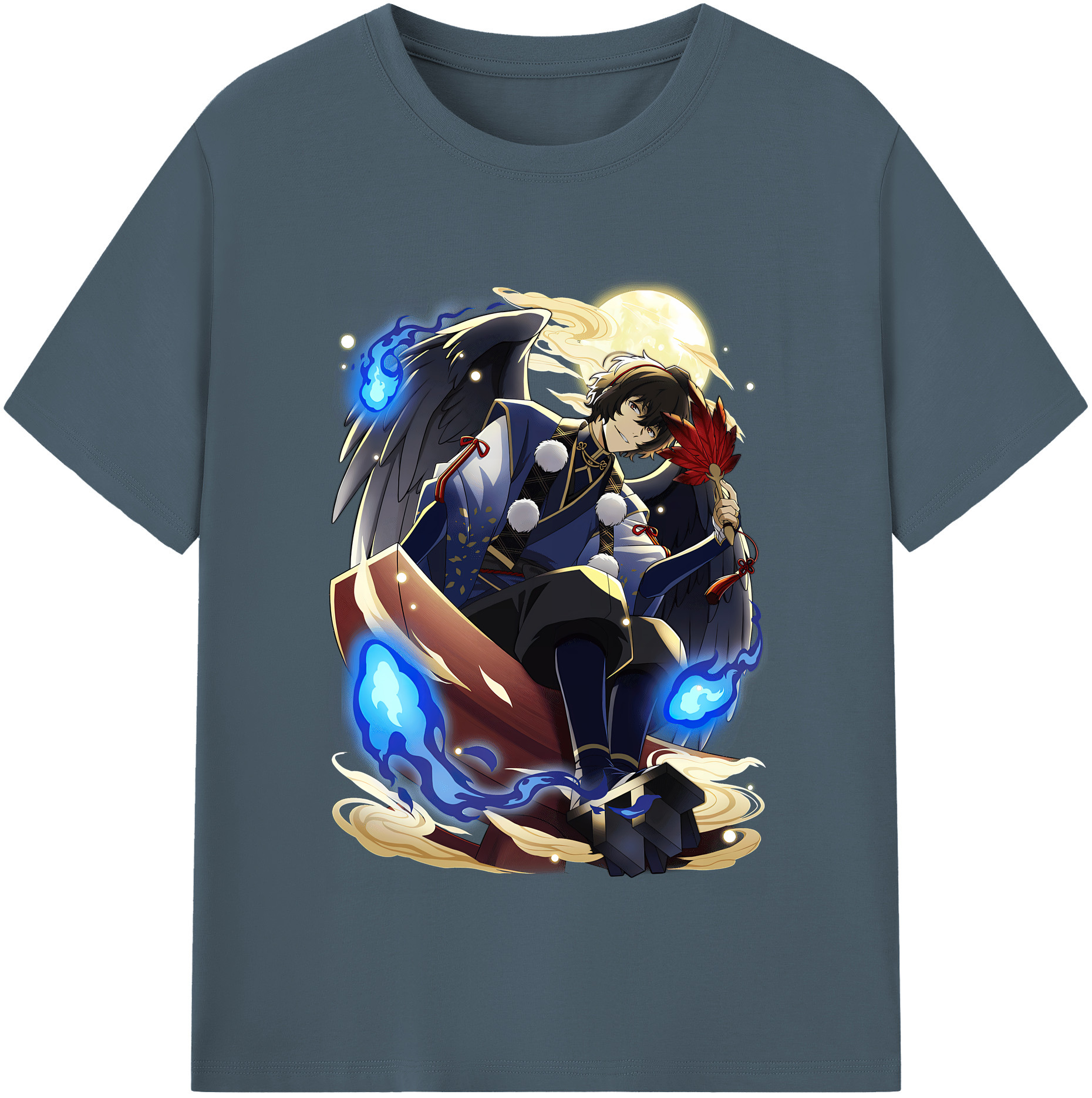 （画像用） 文豪ストレイドッグス Bungo Stray Dogs 綿100％半袖Tシャツ（フロントプリント）